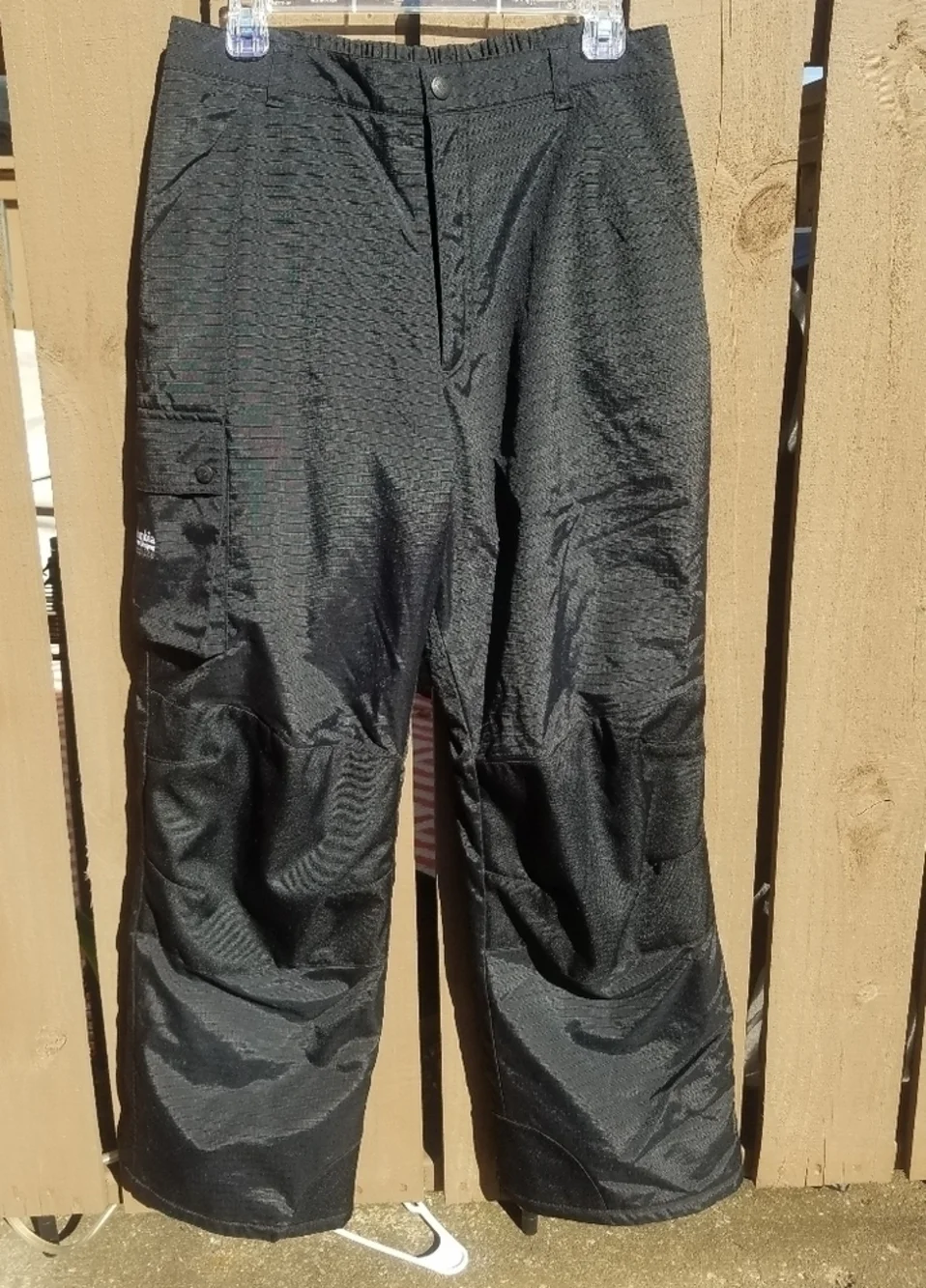 Columbia techtonite black ski pants unisex